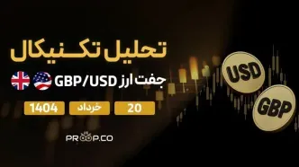 تحلیل تکنیکال روزانه جفت‌ارز پوند به دلار (GBP/USD) امروز | ۲۰ خرداد ۱۴۰۴