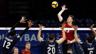 ببینید؛ خلاصه والیبال آلمان 3 - ایران 1