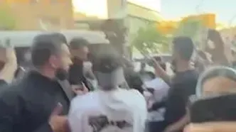ازدحام مردم برای دیدن امین حیایی در مشهد
