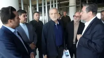 پزشکیان از روند احداث بیمارستان ۴۵۰ تخت‌خوابی شهید بهشتی ارومیه بازدید کرد
