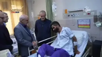فیلم حضور سرزده رئیس‌جمهور در یکی از بیمارستان‌های تهران