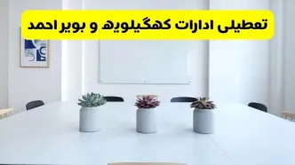 خبر فوری تعطیلی ادارات استان کهگیلویه و بویراحمد فردا یکشنبه ۱۸ خرداد ۱۴۰۴ | جزئیات تعطیلی ادارات یاسوج یکشنبه هجدهم خرداد ۱۴۰۴