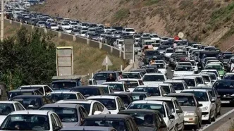 ترافیک سنگین در آزادراه تهران - شمال و کرج - قزوین