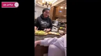 فیلم سبک و طراحی منحصر بفرد خانه زیبای لاله صبوری / حضور دختر زیبایش در خانه مادری !