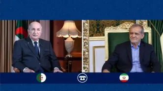 گفت‌وگوی تلفنی پزشکیان و رئیس جمهور الجزایر