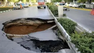 فرونشست جنوب غرب تهران در وضعیت قرمز