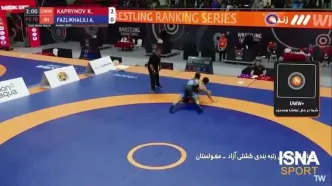 ببینید| کشتی فضلی مقابل نماینده روسیه در فینال تورنمنت مغولستان