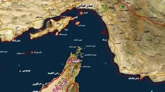 آتش‌گرفتن ۳کشتی در نزدیکی تنگه هرمز+ عکس