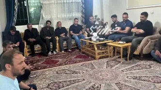 حضور بازیکن پرسپولیس در منزل الهه حسین‌نژاد