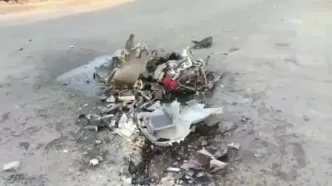 فیلم انهدام پهپاد پیشرفته اسرائیلی منتشر شد