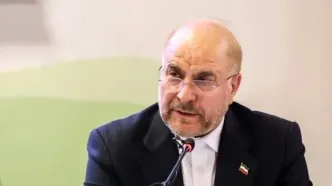 قالیباف و فرزاد حسنی در مراسم ختم احمد توکلی/ عکس