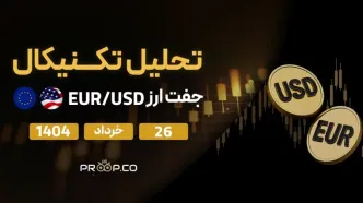 تحلیل تکنیکال روزانه جفت‌ارز یورو به دلار (EUR/USD) | دوشنبه ۲۶ خرداد ۱۴۰۴