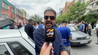تجمع اعتراض آمیز هواداران استقلال مقابل باشگاه