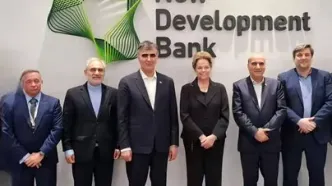 دیدار فرزین با رئیس بانک توسعه نوین بریکس