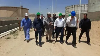 وزیر نفت ساعاتی پیش از انبار نفت ری بازدید کرد