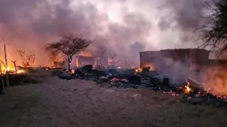 حمله به کاروان حامل کمک‌های بشردوستانه سازمان ملل در غرب سودان/ تصاویر