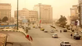 شاخص کیفیت هوای این شهر ایران خطرناک شد
