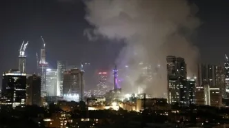 حمله وسیع 100 موشکی ایران به اسرائیل /آژیرهای خطر به صدا درآمد/ نیروگاه برق حیفا هدف قرار گرفت