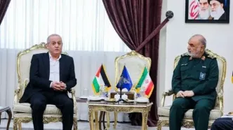 دیدار معاون دبیرکل جبهه مردمی برای آزادی فلسطین با سردار سلامی