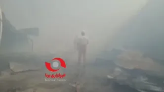 ببینید؛  کارخانه خودروسازى در بروجرد پس از حمله اسرائیل