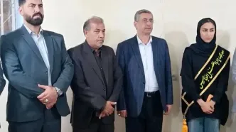 اهدای مدال طلای قهرمانی آسیا به خانواده شهیده غلامی