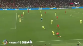 گل دوم پرتغال توسط کریستیانو رونالدو در دقیقه 61 (پرتغال 2 - اسپانیا 2)