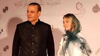ویدئو جالب نازنین بیاتی از خودش در کنسرت علیرضا قربانی
