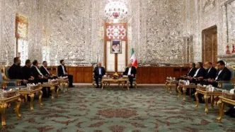 دیدار معاون دبیرکل جبهه مردمی برای آزادی فلسطین با رئیس مجلس