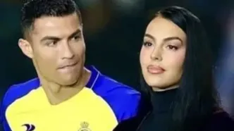 همسر رونالدو در حال خوردن غذای ایرانی