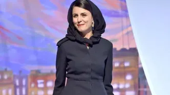 آرایش غلیظ لیلا حاتمی در فیلم «پیرپسر»