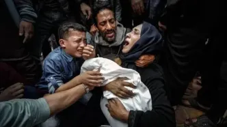 شهادت ۲ نوزاد در پی محاصره غزه