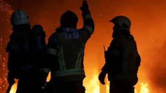 انبار کاغذ در تهران دچار حریق شد
