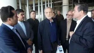 بازدید رییس‌جمهور از روند احداث بیمارستان ۴۵۰ تخت‌خوابی شهید بهشتی ارومیه