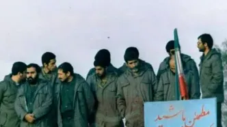 تصویری از شهیدان حاج قاسم سلیمانی و محمد حسین باقری