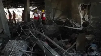 حمله موشکی اسرائیل به زندان اوین از نمایی جدید