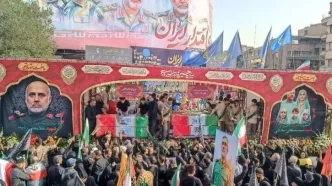 کدام مقامات کشوری و چهره‌های سیاسی در مراسم تشییع شهدای حمله اسرائیل به ایران حاضر بودند؟ + عکس و ویدئو