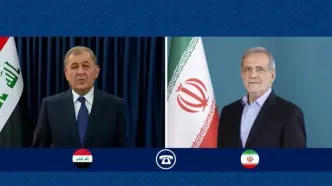 گفت‌وگوی تلفنی روسای جمهور ایران و عراق