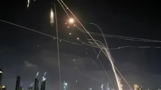 ایران موج دیگری از موشک‌ها را به سوی اسرائیل شلیک کرد