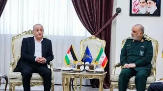 سرلشکر سلامی در دیدار با جمیل مزهر: فلسطین در شرایط فعلی می‌تواند بهترین ضربه را به رژیم صهیونی بزند + فیلم