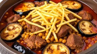 طرز تهیه خورش قیمه بادمجان مجلسی با همه فوت‌و‌فن‌ها