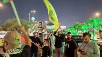 جشن و شادی مردم عراق برای پیروزی ایران
