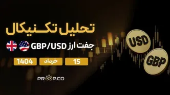 تحلیل تکنیکال روزانه جفت‌ارز پوند به دلار (GBP/USD) امروز | ۱۵ خرداد ۱۴۰۴