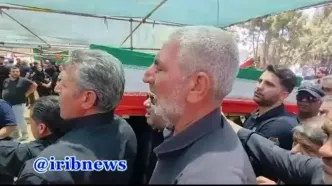تشییع پیکر شهید نیما رجب‌پور در تهران