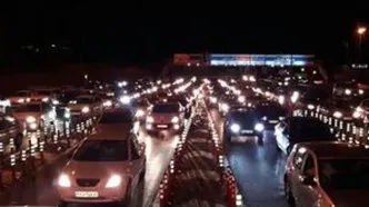 ویدئویی از ترافیک فوق سنگین در ورودی‌های تهران