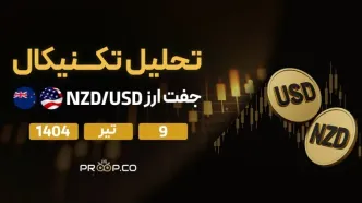 تحلیل تکنیکال روزانه جفت‌ارز دلار نیوزلند به دلار آمریکا (NZD/USD) | دو‌شنبه ۹ تیر ۱۴۰۴