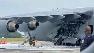 شکار حادثه عجیب برای هواپیمای بوئینگ آمریکایی