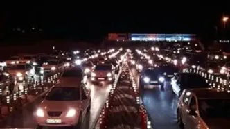 ویدئویی از ترافیک فوق سنگین در ورودی‌های تهران