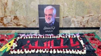 پیکر مطهر شهید طهرانچی در آغوش خاک آرام گرفت