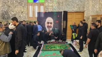پیکر شهید‌ سلامی ‌در حرم عبدالعظیم‌ آرام گرفت