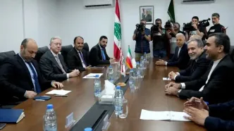 تصاویر؛ دیدار «عراقچی» با وزیر خارجه لبنان